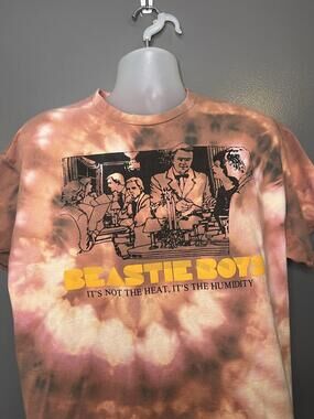 Beastie Boys Shirt Mens XL Brown Tie Dye Heat Humidity Graphic Band Tee Music